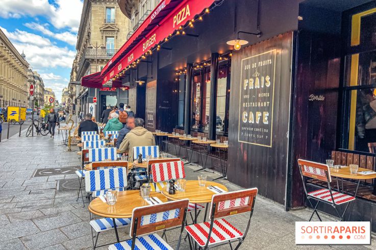 Festival, le café-restaurant rue Étienne Marcel  - terrasse