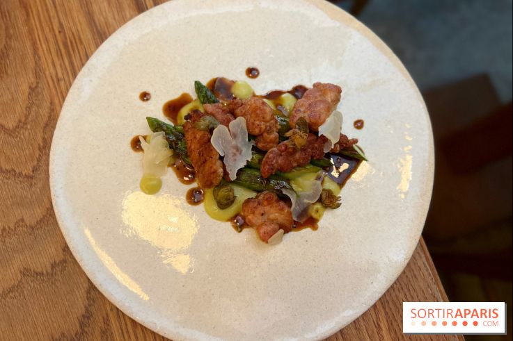 ChoCho - Ris d'agneau, asperge au barbecue