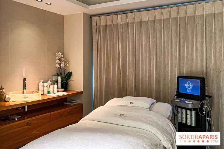 Soin Hydrafacial au Spa Valmont de l'hôtel Le Meurice