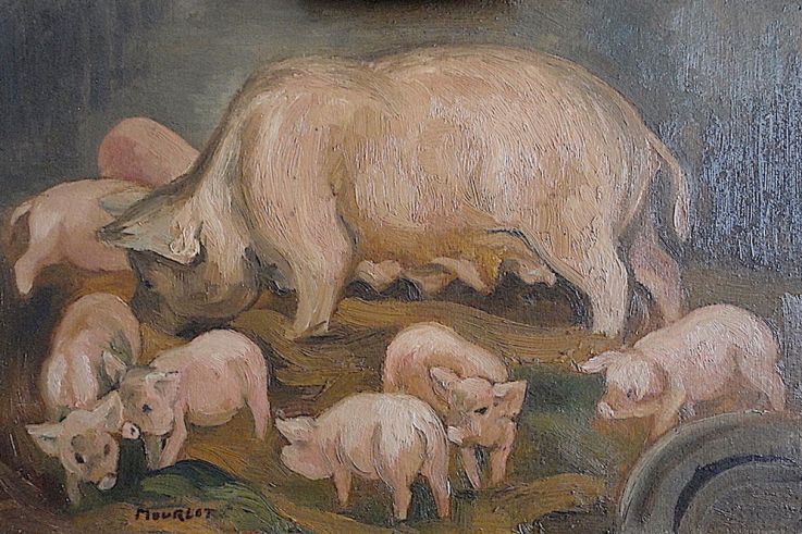 Campagne #32834 - La truie Huile Maurice Mourlot