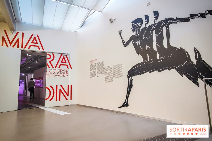 Marathon, la course du messager : l'exposition olympique du Musée de la Poste - nos photos