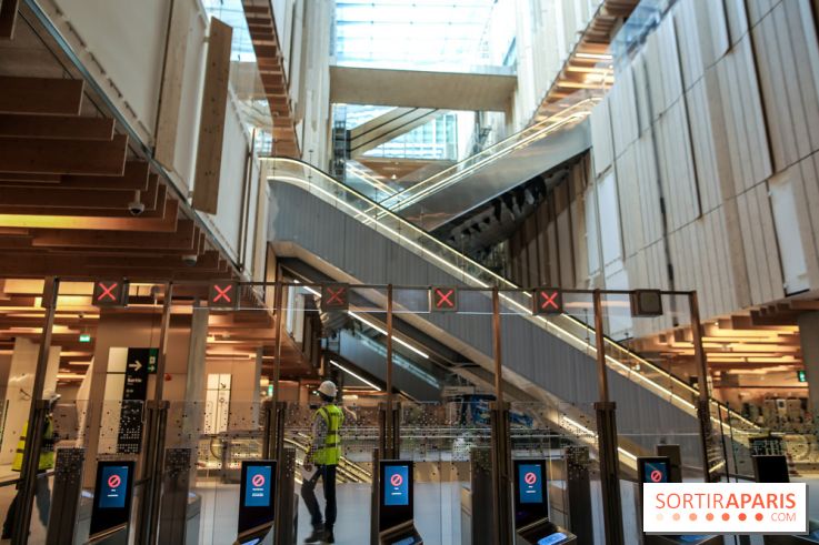 Prolongement de la ligne 14 : nos photos de la gare Saint-Denis-Pleyel