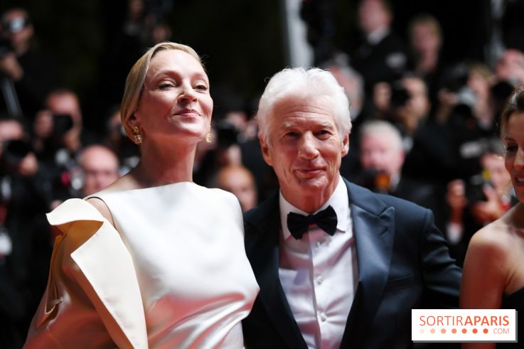 ©Rachid Bellak - Cannes 2024 : Tapis Rouge - Oh, Canada - Uma Thurman et Richard Gere