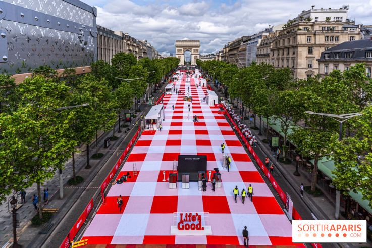 Grand pique nique des Champs-Élysées - photos