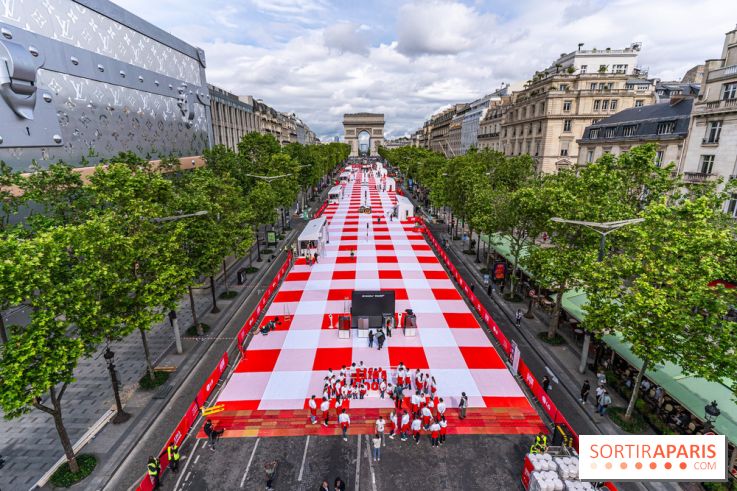 Grand pique nique des Champs-Élysées - photos