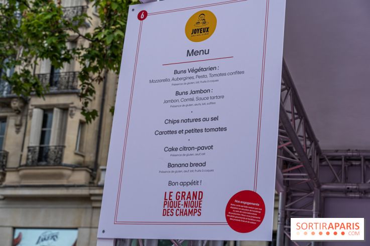 Grand pique nique des Champs-Élysées - photos