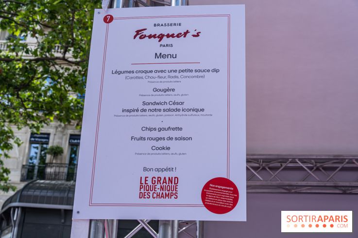 Grand pique nique des Champs-Élysées - photos