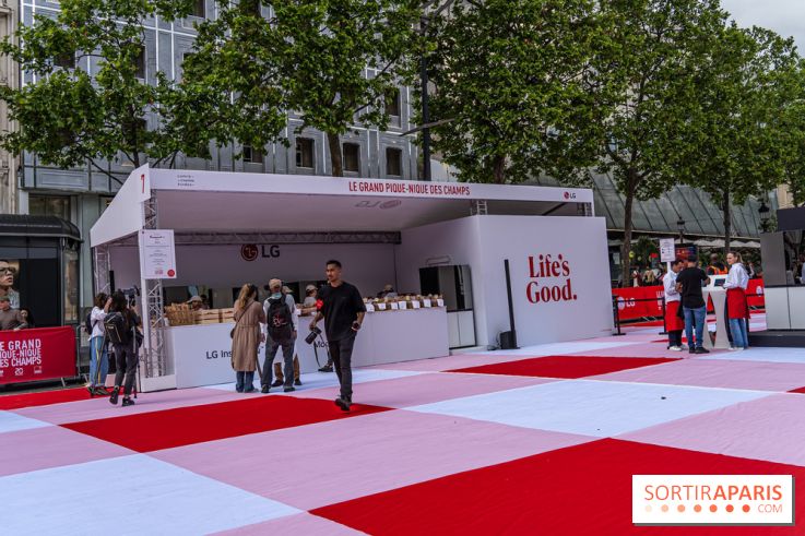 Grand pique nique des Champs-Élysées - photos