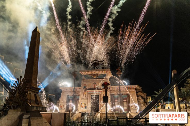 Parc Astérix : inauguration de la Tour Numérobis avec Jamel Debbouze