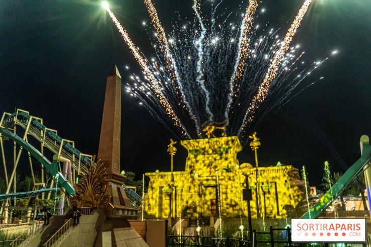 Parc Astérix : inauguration de la Tour Numérobis avec Jamel Debbouze