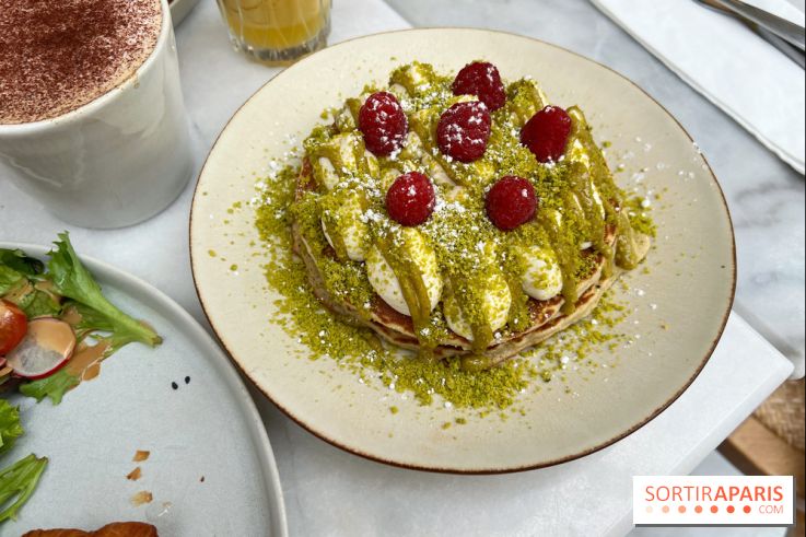 Oma - All Day Food - Pancakes pistache framboise
