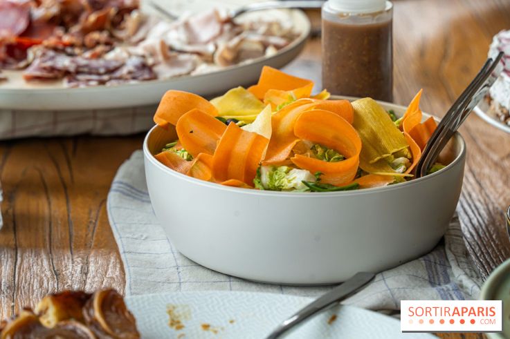 Le brunch maison de l'Auberge des 3 Hameaux, le fantastique brunch des Yvelines -  salade