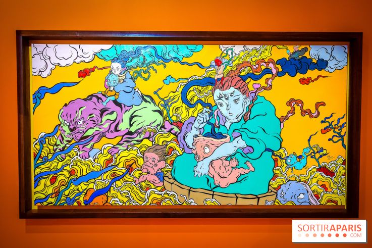 Oh my Gods, l'exposition de Wenna qui nous plonge dans des mondes merveilleux au musée en Herbe - IMG20240605113946