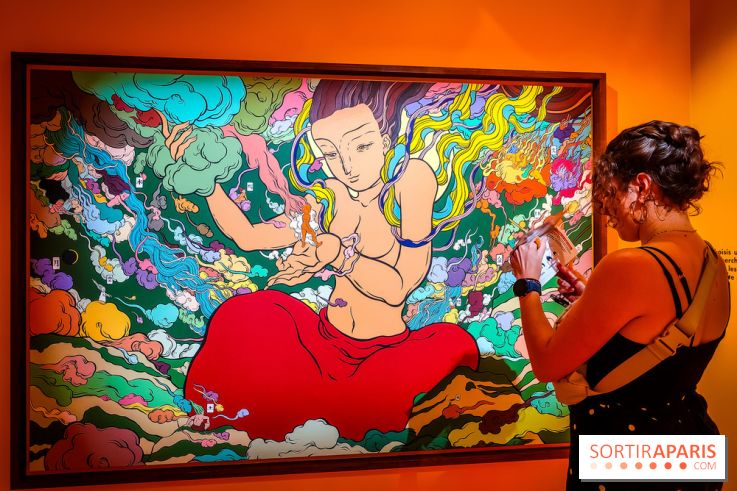 Oh my Gods, l'exposition de Wenna qui nous plonge dans des mondes merveilleux au musée en Herbe - IMG20240605113955