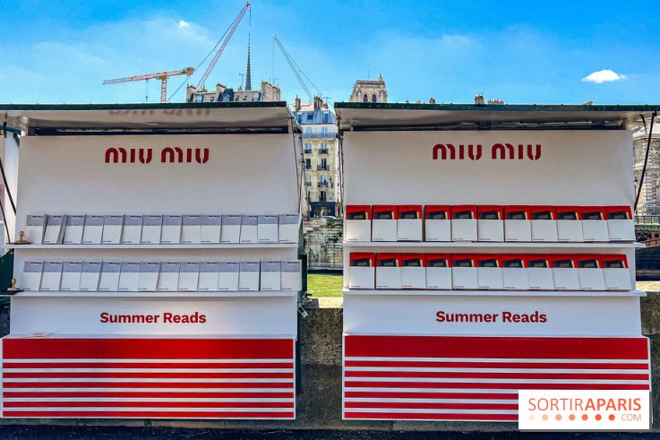 Miu-Miu distribue des livres et des glaces gratuites sur les quais parisiens !