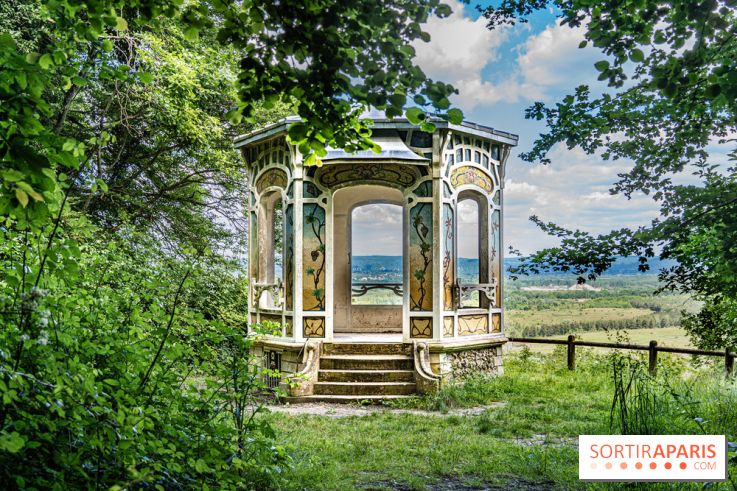 Le kiosque du belvédère de Chatillon à Risny-sur-Seine en Yvelines -  A7C6184
