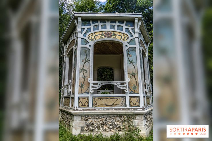 Le kiosque du belvédère de Chatillon à Risny-sur-Seine en Yvelines