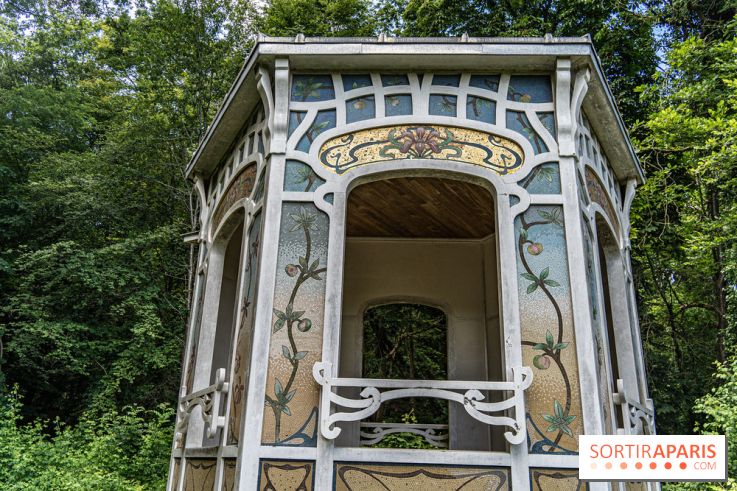 Le kiosque du belvédère de Chatillon à Risny-sur-Seine en Yvelines