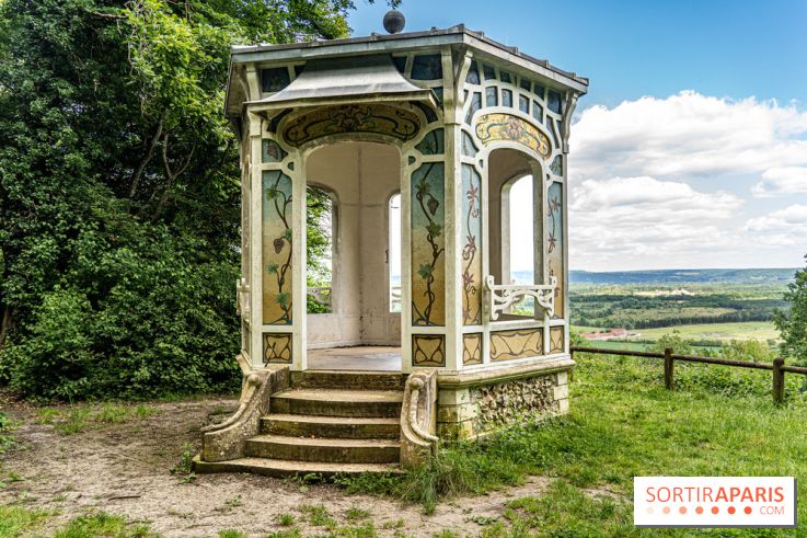 Le kiosque du belvédère de Chatillon à Risny-sur-Seine en Yvelines