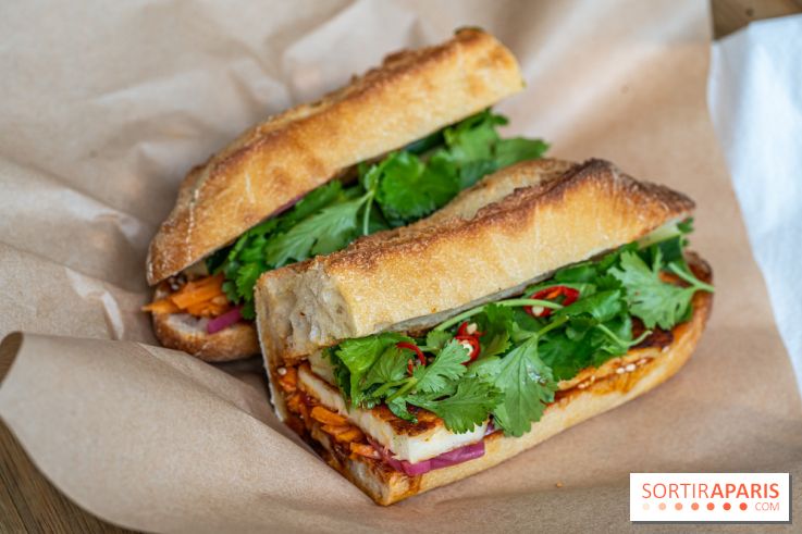Hoa Cà Phê, le Coffee Shop Vietnamin du 11e à Paris -  banh mi halloumi