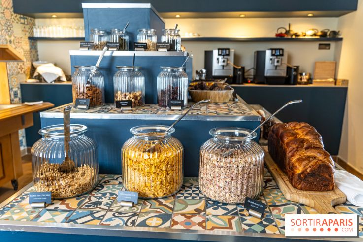 Le Brunch à volonté du belvédère au Domaine de la Corniche dans les Yvelines - photos -  céréales