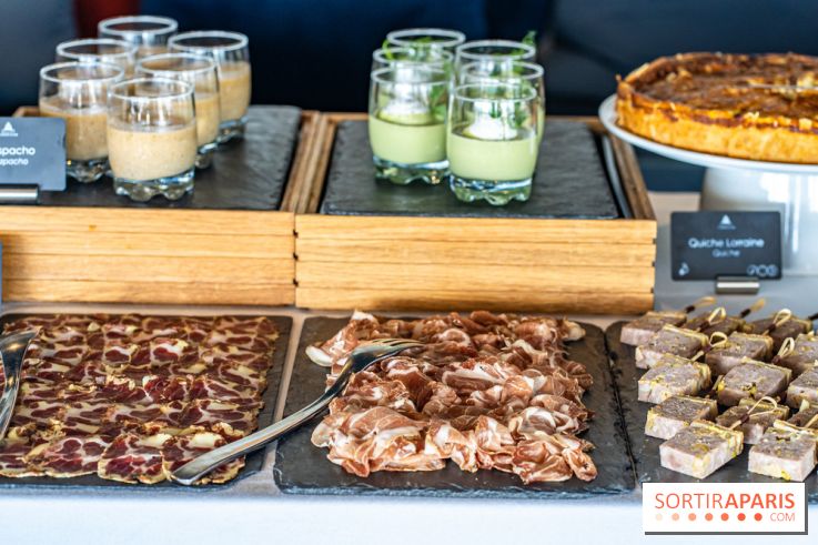 Le Brunch à volonté du belvédère au Domaine de la Corniche dans les Yvelines - photos -  charcuteries