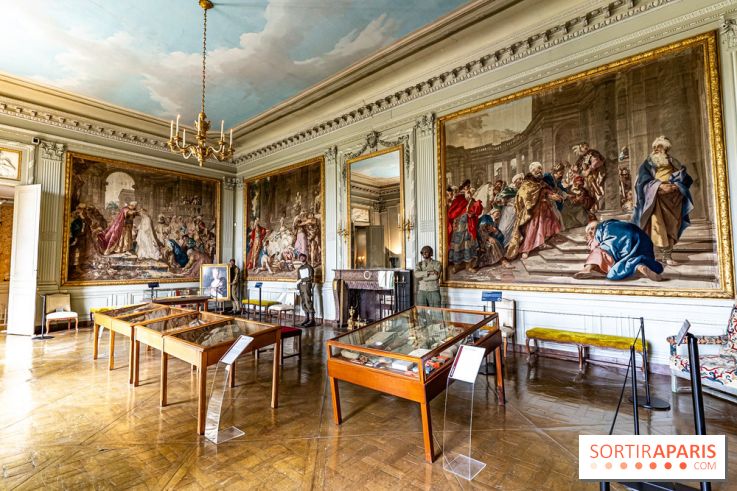 Le Château de la Roche Guyon, le château troglodyte dans le Val-d'Oise - 95 -  salon