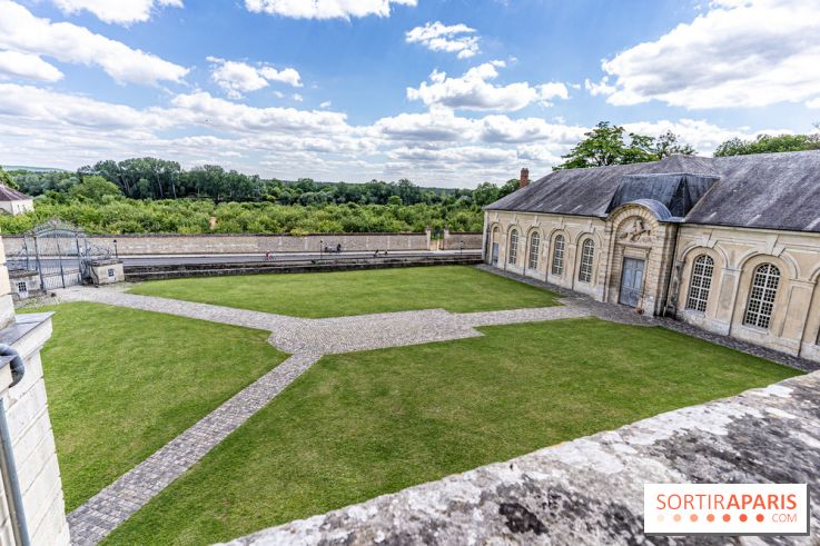 Le Château de la Roche Guyon, le château troglodyte dans le Val-d'Oise - 95 -  terrasse
