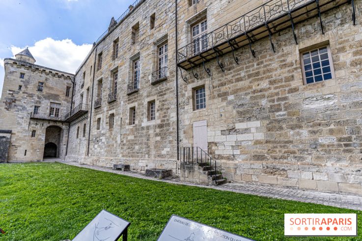 Le Château de la Roche Guyon, le château troglodyte dans le Val-d'Oise - 95 -  terrasse