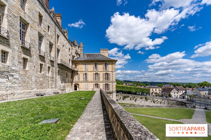 Le Château de la Roche Guyon, le château troglodyte dans le Val-d'Oise - 95 -  terrasse