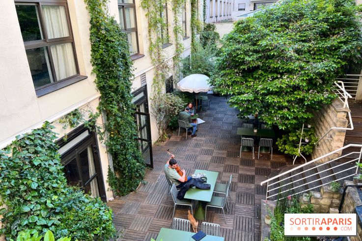 Hôtel Rosalie - Patio terrasse