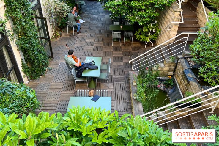 Hôtel Rosalie - Patio terrasse