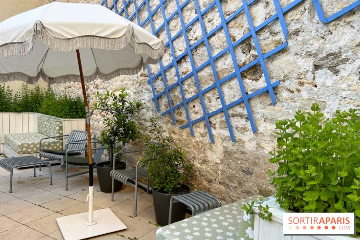 Hôtel Rosalie - Patio terrasse