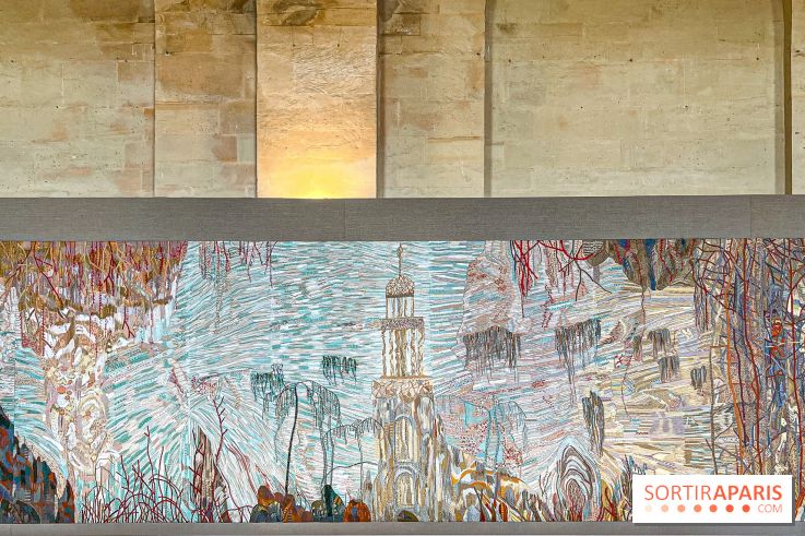 L'exposition de la broderie monumentale d'Eva Jospin à l'Orangerie du Château de Versailles