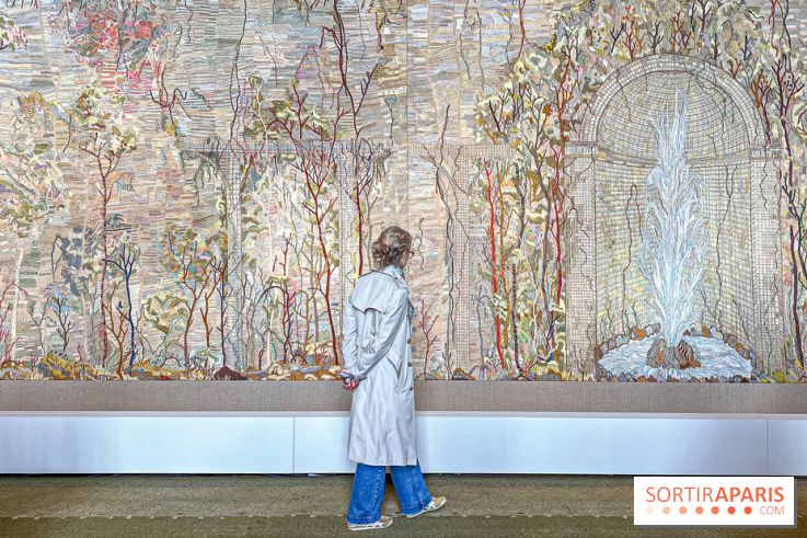 L'exposition de la broderie monumentale d'Eva Jospin à l'Orangerie du Château de Versailles