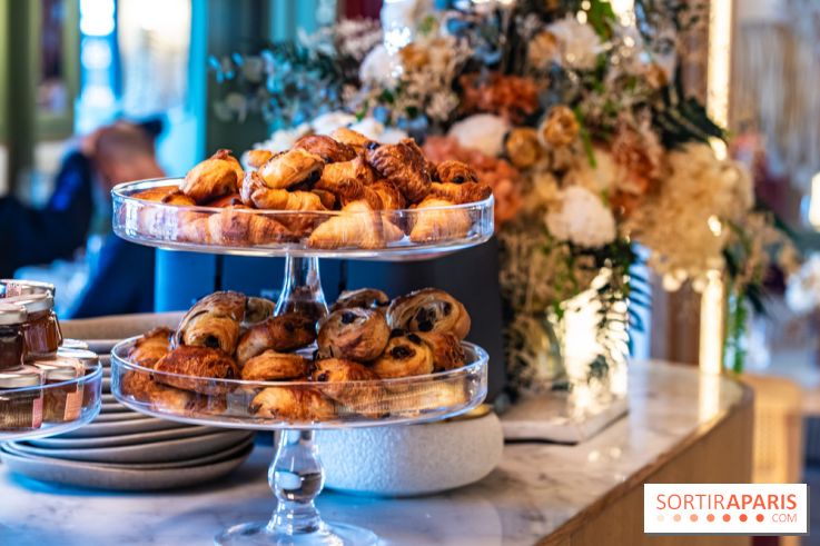 Brunch du Vesper Paris 7e - buffet à volonté et plats à table -  viennoiseries