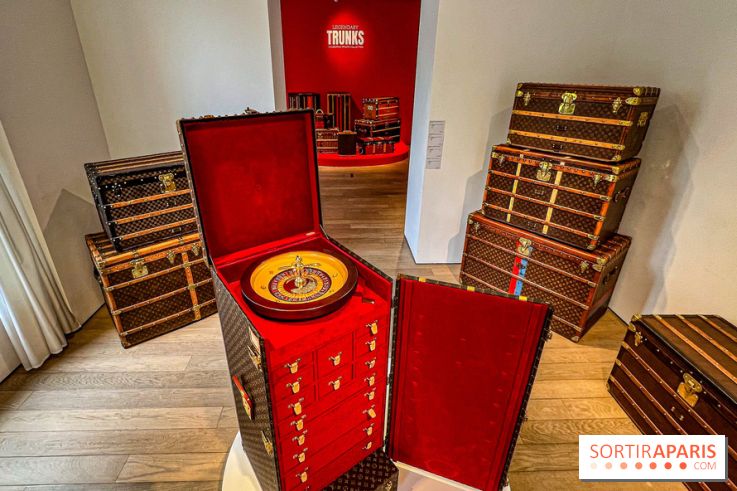 L'exposition de malles Louis Vuitton chez Christie's Paris