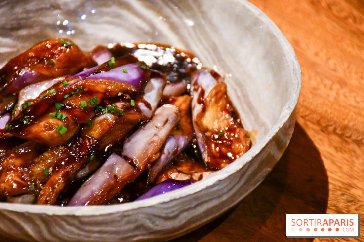 Madame Fan, le restaurant gastronomique chinois à Paris  - aubergine braisée façon Hong Shao