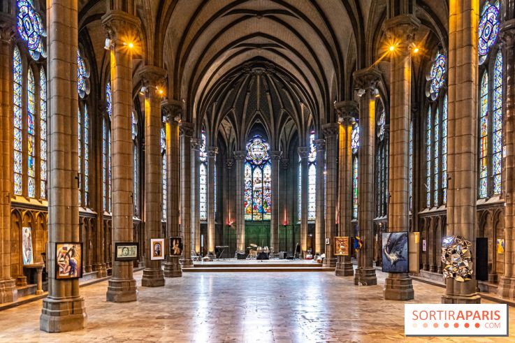 À la croisée des arts, le festival street art gratuit dans la Chapelle Jeanne d'Arc Paris 14e  et fête de la musique 2024 -  A7C7362 HDR