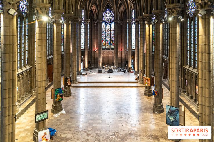 À la croisée des arts, le festival street art gratuit dans la Chapelle Jeanne d'Arc Paris 14e  et fête de la musique 2024 -  A7C7421 HDR
