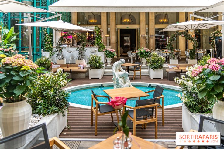 La Terrasse des Roses au Westin Paris Vendome, le patio floral confidentiel
