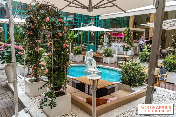 La Terrasse des Roses au Westin Paris Vendome, le patio floral confidentiel