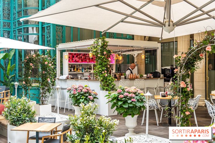 La Terrasse des Roses au Westin Paris Vendome, le patio floral confidentiel