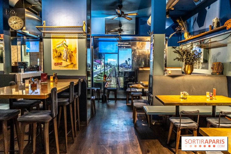 Brunch indien à Paris par Baranaan et Pingwoo -  salle restaurant Paris 10e