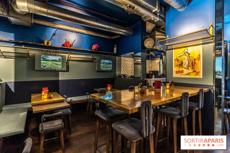 Brunch indien à Paris par Baranaan et Pingwoo -  salle restaurant Paris 10e