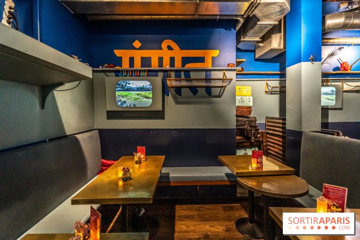 Brunch indien à Paris par Baranaan et Pingwoo -  salle restaurant Paris 10e