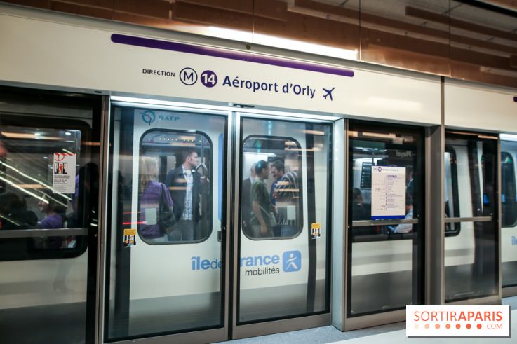 Inauguration du prolongement de la ligne 14, nos photos