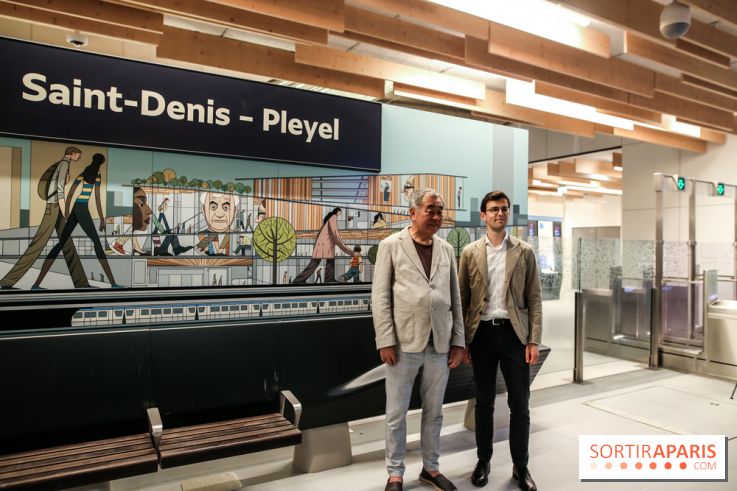 Inauguration du prolongement de la ligne 14, nos photos