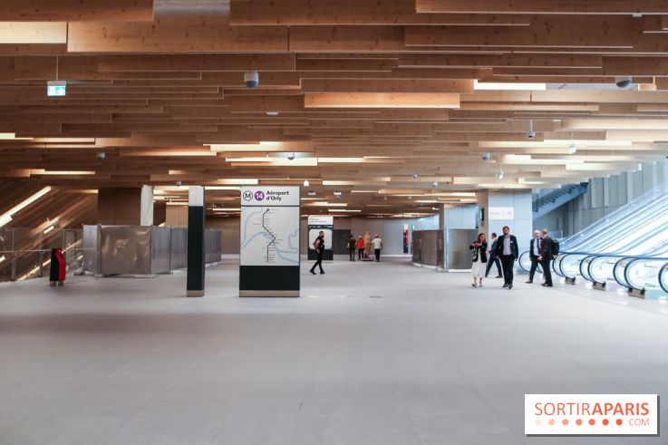 Inauguration du prolongement de la ligne 14, nos photos