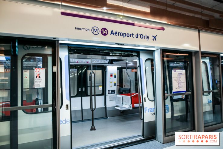 Inauguration du prolongement de la ligne 14, nos photos